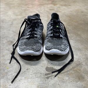 Nike Black and White FlyKnit Sneakers